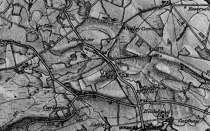 Old map of Crow Edge in 1896