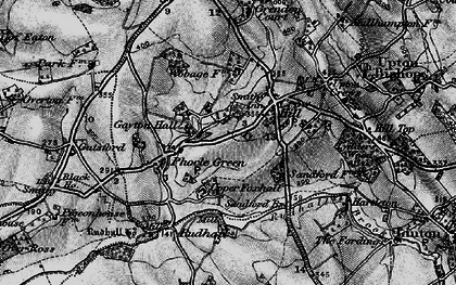 Old map of Crow Hill in 1896