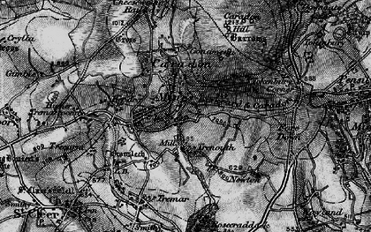 Old map of Crow's Nest in 1895