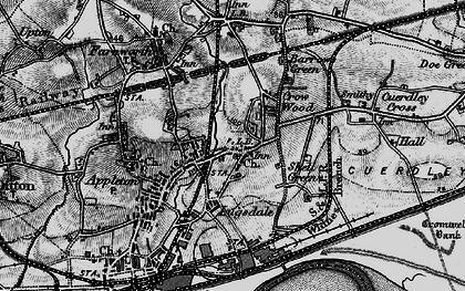 Old map of Crow Wood in 1896
