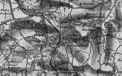 Old map of Buscaverran in 1896