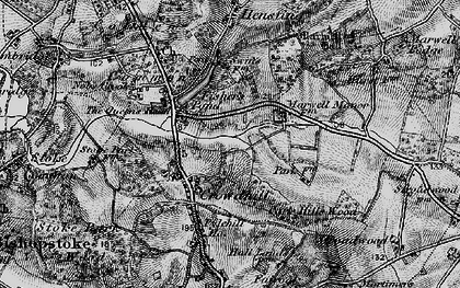 Old map of Crowdhill in 1895