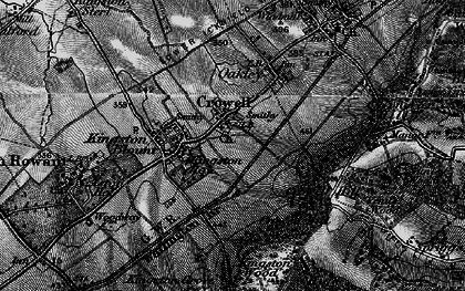 Old map of Crowell in 1895