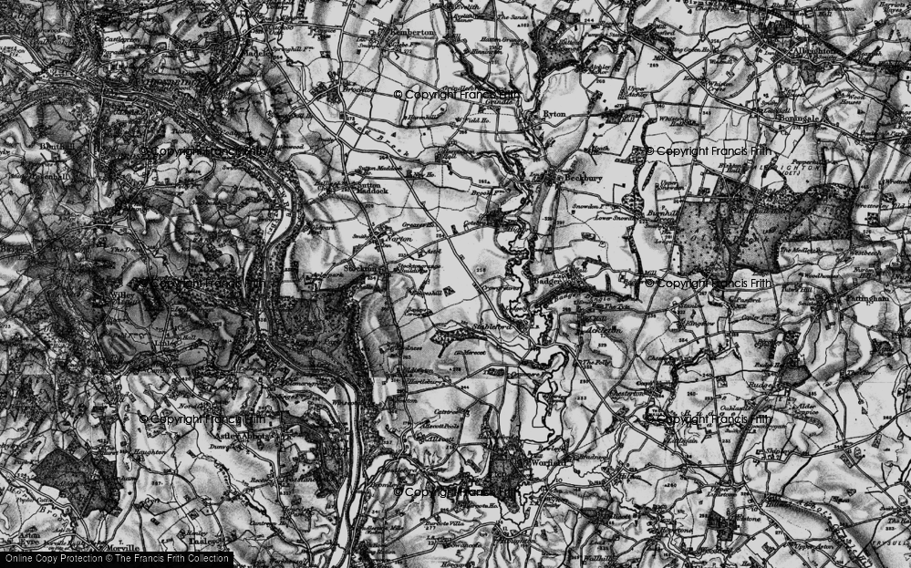Old Map of Crowgreaves, 1899 in 1899