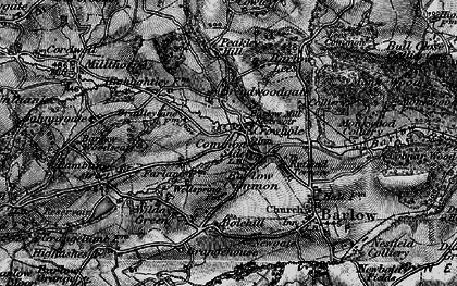 Old map of Crowhole in 1896