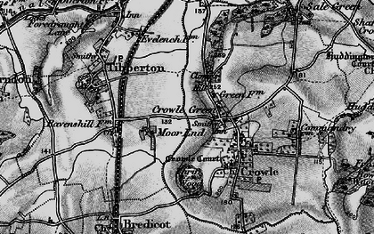 Old map of Crowle Green in 1898