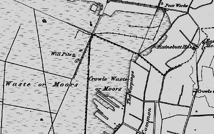 Old map of Will Pitts in 1895