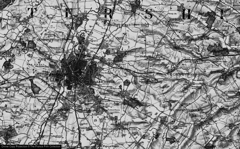 Old Map of Crown Hills, 1899 in 1899