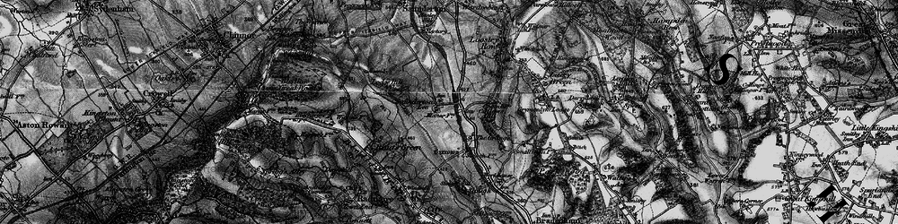 Old map of Crownfield in 1895