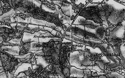 Old map of Crownhill in 1896