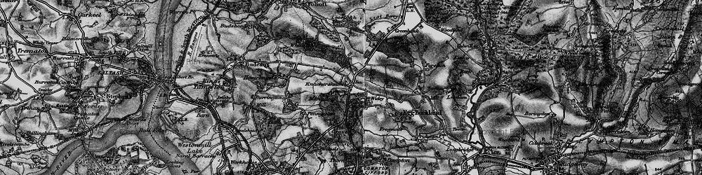 Old map of Crownhill in 1896