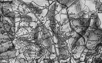 Old map of Crowntown in 1895