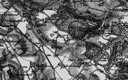 Old map of Crowsley in 1895