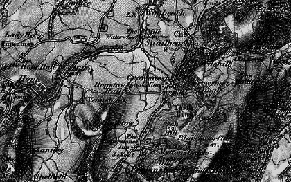 Old map of Crowsnest in 1899