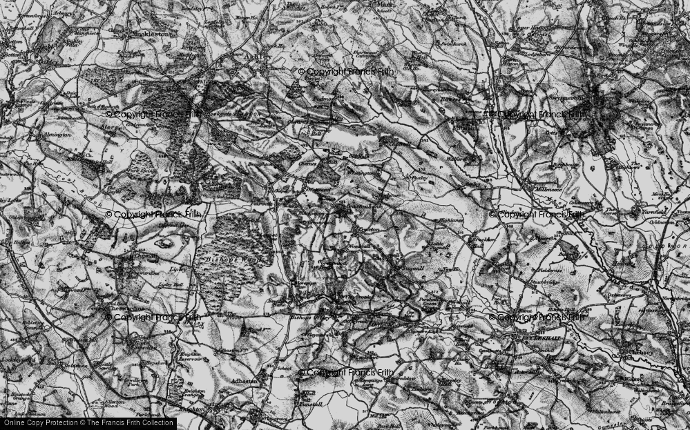 Old Map of Croxtonbank, 1897 in 1897