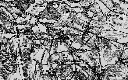 Old map of Croxtonbank in 1897