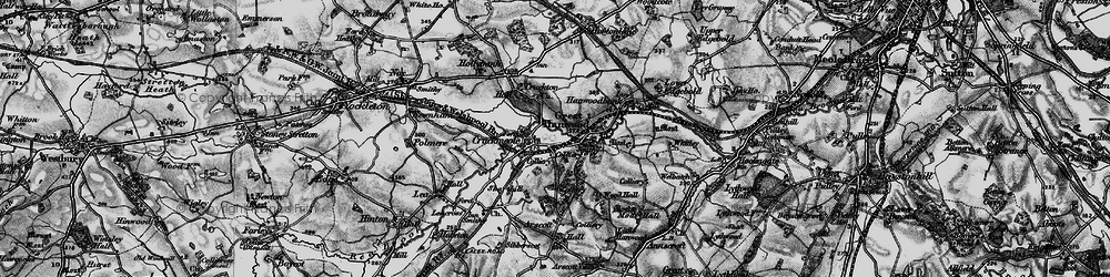 Old map of Cruckmeole in 1899