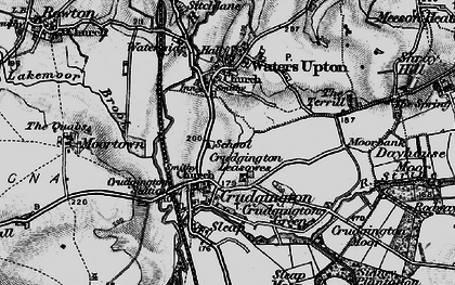 Old map of Crudgington in 1899