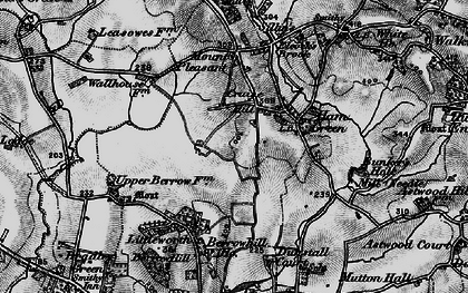 Old map of Cruise Hill in 1898