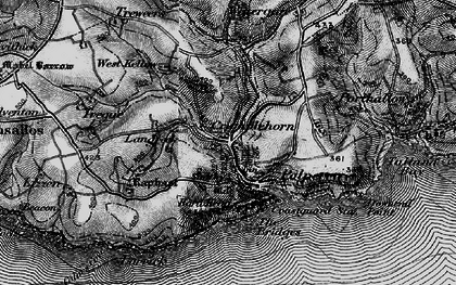 Old map of Crumplehorn in 1896