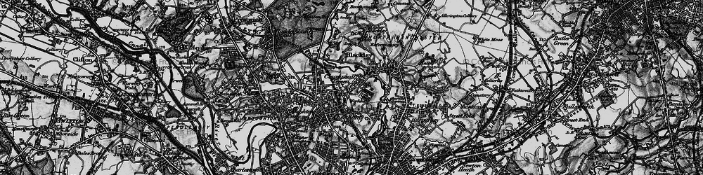 Old map of Crumpsall in 1896