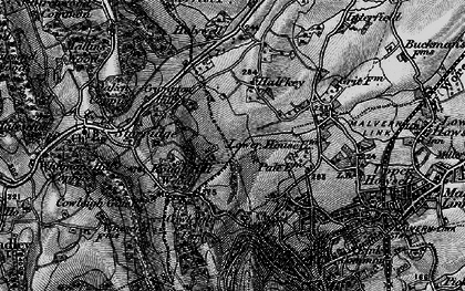 Old map of Crumpton Hill in 1898