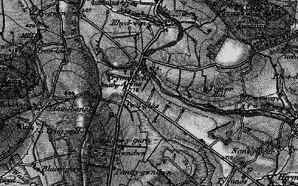 Old map of Troedyrhiw in 1898
