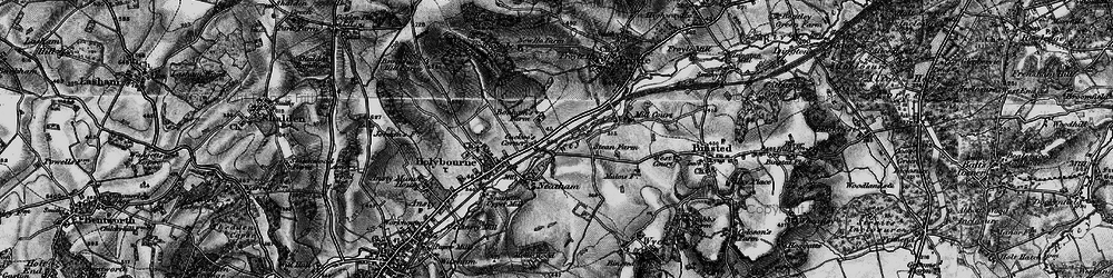 Old map of Cuckoo's Corner in 1895