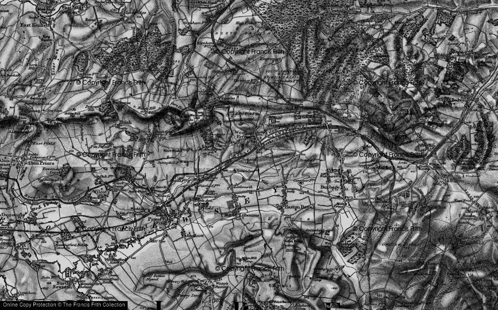 Old Map of Cuckoo's Knob, 1898 in 1898