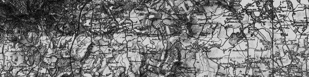 Old map of Beam Brook in 1896