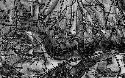 Old map of Cudworth in 1898