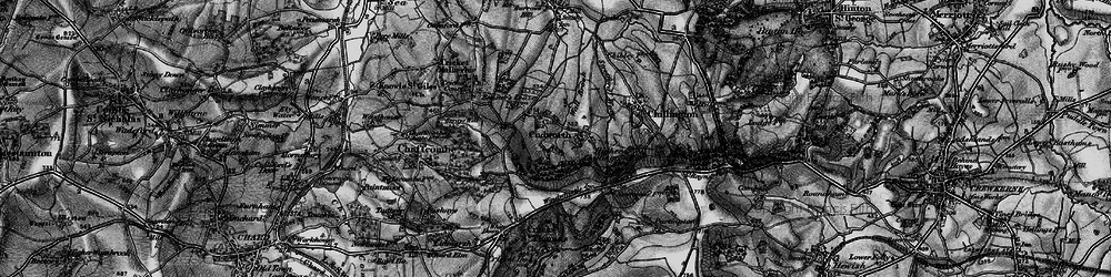 Old map of Cudworth in 1898