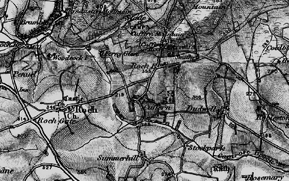 Old map of Cuffern in 1898