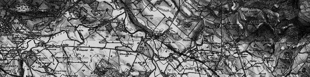 Old map of Williekeld Sike in 1897