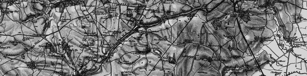 Old map of Trull Ho in 1896