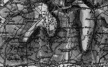 Old map of Culm Davy in 1898