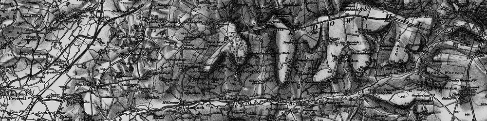 Old map of Culm Davy in 1898