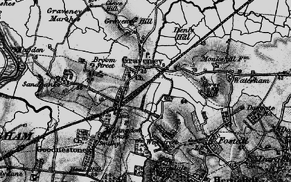 Old map of Culmers in 1895