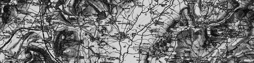 Old map of Culmington in 1899
