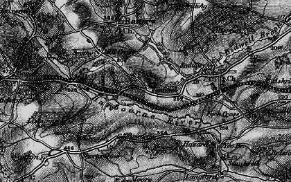Old map of Blue Post in 1898