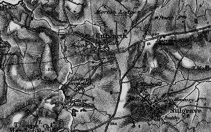 Old map of Culworth in 1896