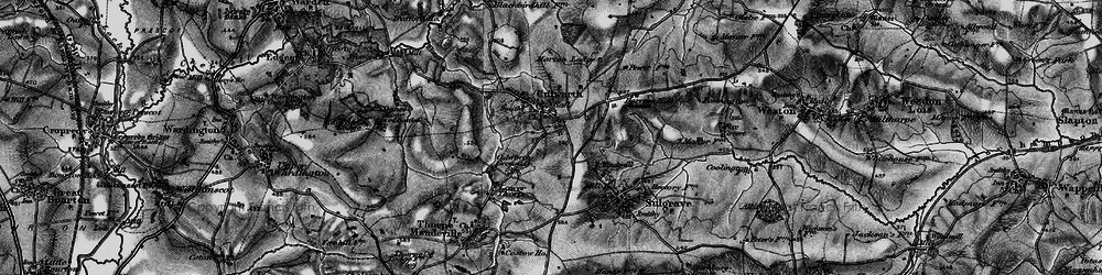 Old map of Culworth in 1896