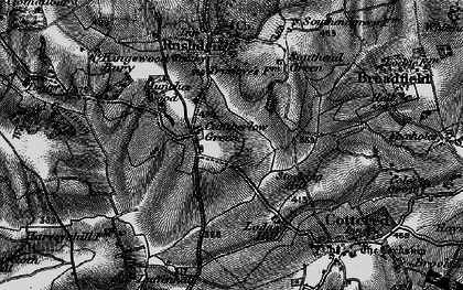 Old map of Cumberlow Green in 1896