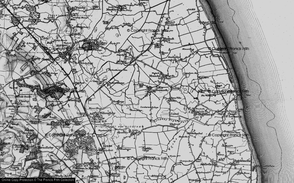 Old Map of Cumberworth, 1898 in 1898