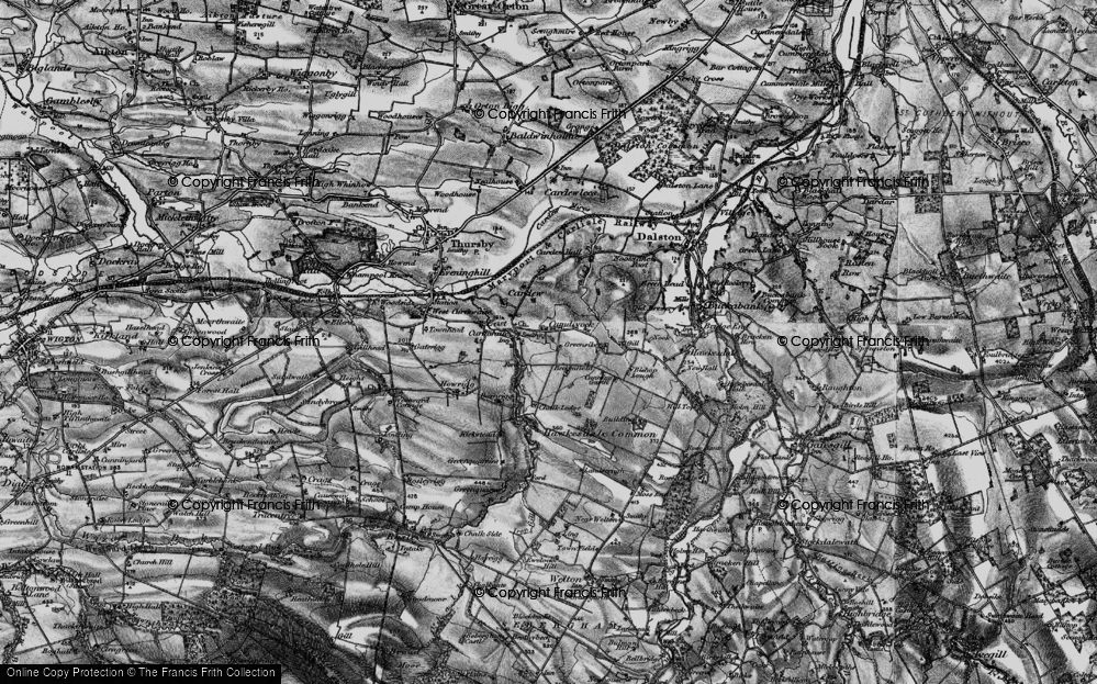 Old Map of Cumdivock, 1897 in 1897