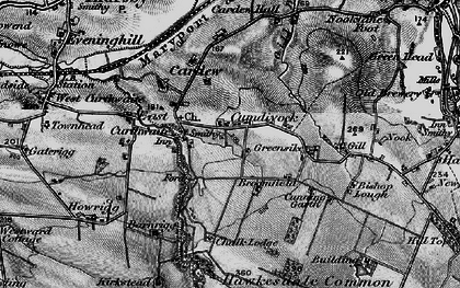 Old map of Cumdivock in 1897