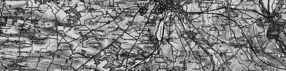 Old map of Blackhall Wood in 1897