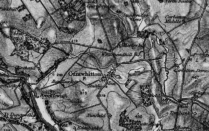 Old map of Whitehead Hill in 1897