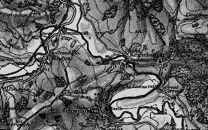 Old map of Cupid's Hill in 1896
