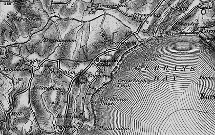 Old map of Curgurrell in 1895
